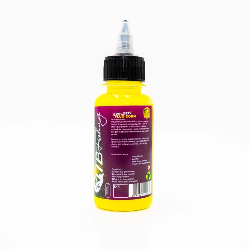 FLUO VTBFISHING GALBEN EXPLOZIV CORN 100 ML - imagine 2